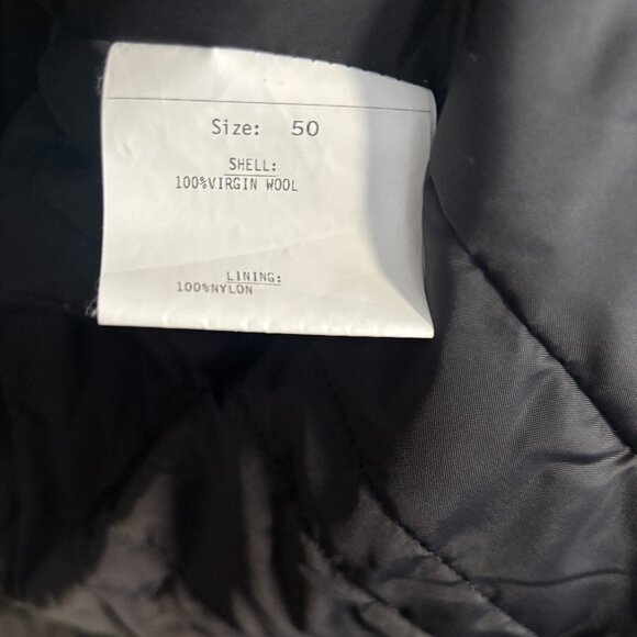 $1495 Harry Rosen Loro Piana Storm System Wool Jacket Car Coat/Overcoat- Medium - Picture 6 of 13